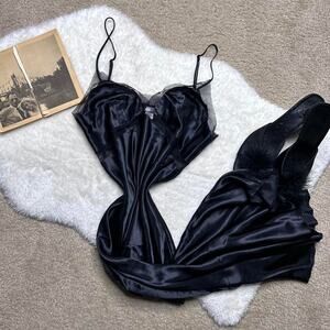 Vintage Victorias Secret satin slip dress!